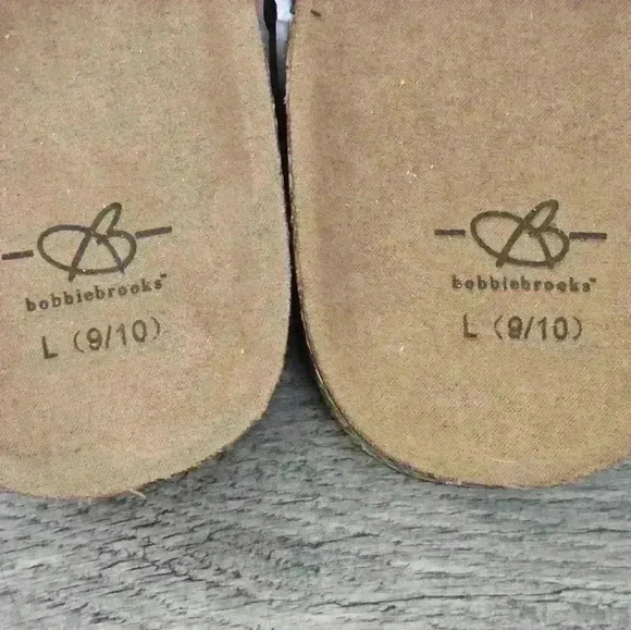 BOBBIE  BROOKS womens flower sandals large 9/10 - Picture 5 of 16